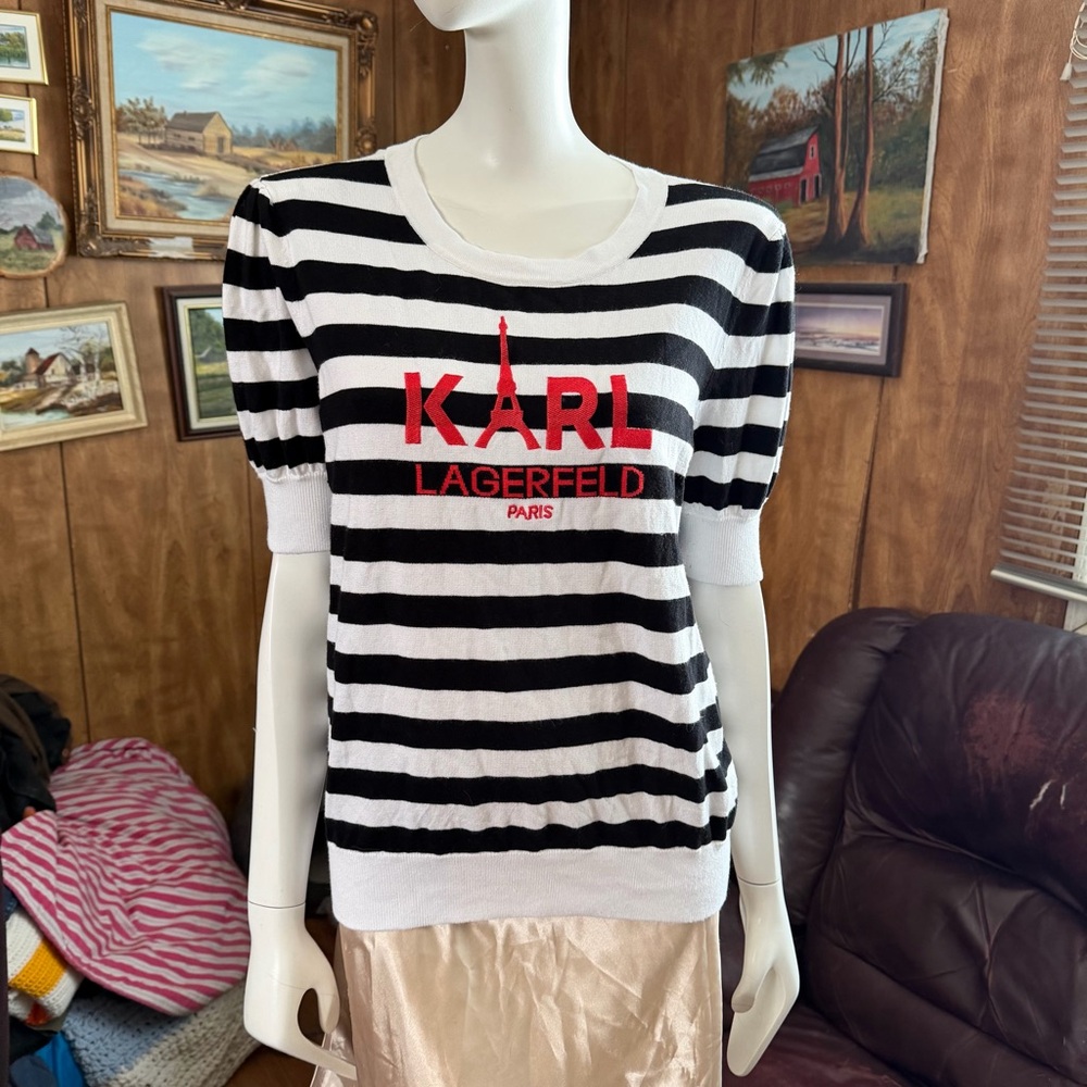 Karl Lagerfeld Striped Knit